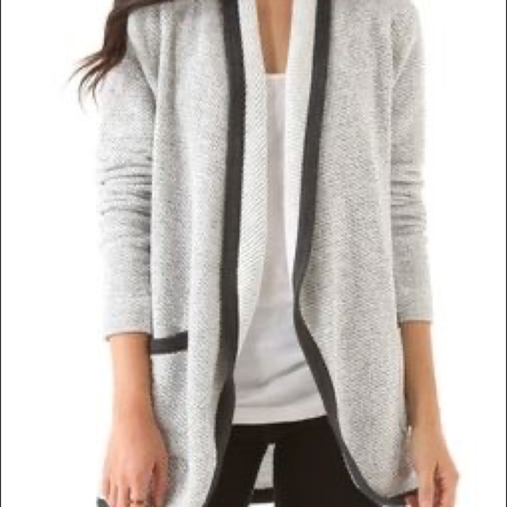 Three dots open cardigan sweater gray size XS - Picture 1 of 1
